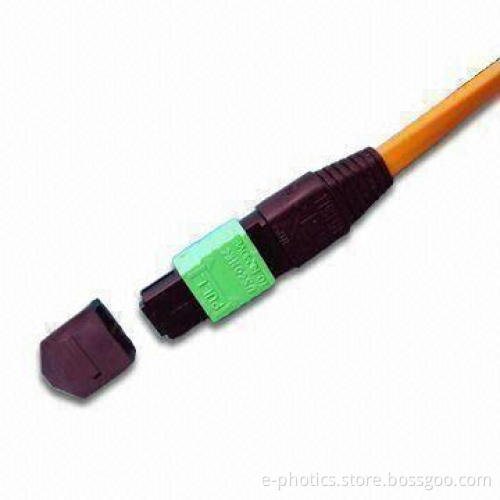 Fiber-optic Patch Cord with MTRJ/MPO Connectors and High Dense Connection, Easy to Operate